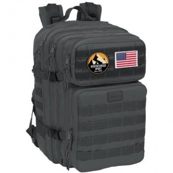 Mochila militar portátil 15,6'' Safta Basic Gris
