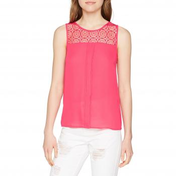 ONLY NOS NOS Onlvenice S/l Lace Top Noos Wvn, Camiseta sin Mangas para Mujer, Rojo