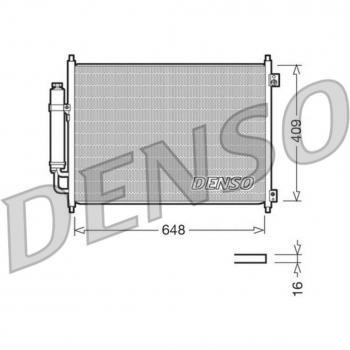 Condensador de aire acondicionado DENSO DCN46001, tipo: condensador, marca: Denso, modelo: DCN46001