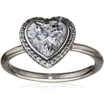 Anillo PANDORA 190929CZ-58 Plata 925 con Circonitas Blancas - Diseño Elegante y Moderno