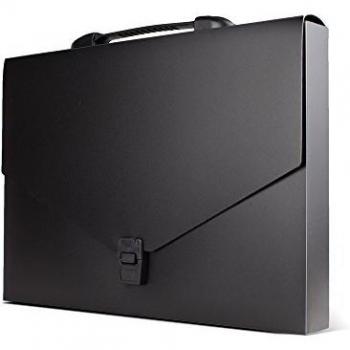 Pryse 4160015 - Maletín, color negro, 362 x 260 x 40 mm