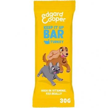 Edgard & Cooper - Snack para perros barritas de pavo 30 g, pack ahorro de 4 barritas