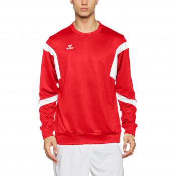 Erima – Sudadera para hombre CLASSIC Team, todo el año, hombre, color rojo / blanco, tamaño small
