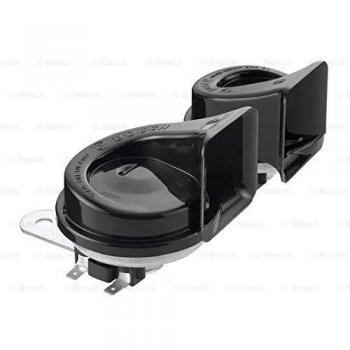 Bocina Fanfare Bosch 9320335052 - Clacson a Ventilador con Adaptador Pneumático-Eléctrico