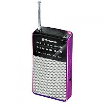 Roadstar - Radio portátil, color morado [Importado de Alemania]