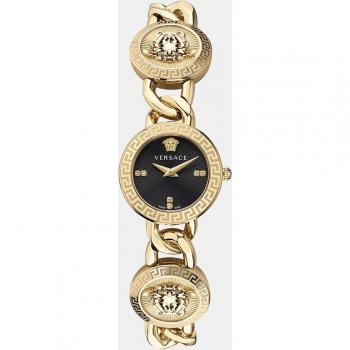 Versace Reloj de Mujer Stud Icon VE3C00422 de Acero Dorado con resistencia al agua de 3 ATM