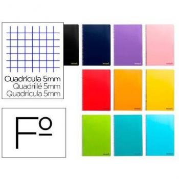 Cuaderno espiral Liderpapel Folio Smart Pack 10 unidades