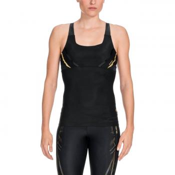 SKINS ZB99330109156 Camisetas sin Mangas, Mujer, Dorado, XS