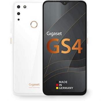Smartphone Gigaset GS4 64GB Dual-SIM Blanco - Batería de 4300mAh con Carga Rápida, Pantalla Full HD+ de 6.3, NFC, 4GB RAM, Android
