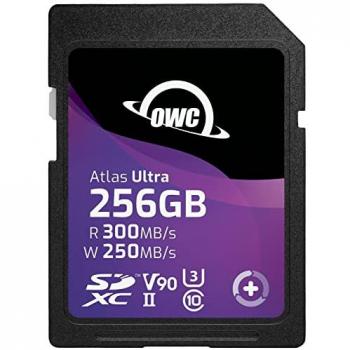 OWC Atlas Ultra 256GB SDXC UHS-II V90 High-Speed Memory Card