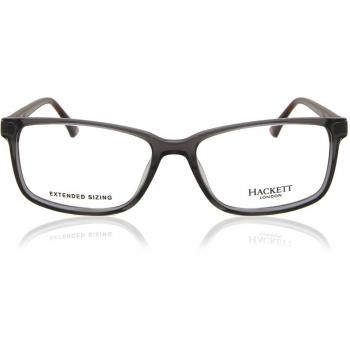Hackett HEB1214 968 Gafas Recetadas para Hombre Negras con armazón negro y lentes de 57 mm