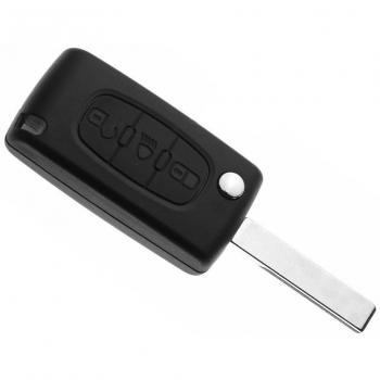OBEST 3 Botones Carcasa para Llave de Coche, Mando a Distancia, Controles Remotos Accesorios de Coche