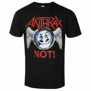 Anthrax Not Wings Black Unisex XL T-Shirt