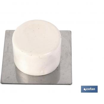 Tope Adhesivo con Base de Acero Inoxidable