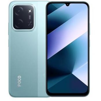 Smartphone Xiaomi POCO C85 Verde 6GB RAM, 128GB Almacenamiento, Pantalla de 6.9, Doble SIM, 4G, Batería de 6000mAh, Carga Ráp