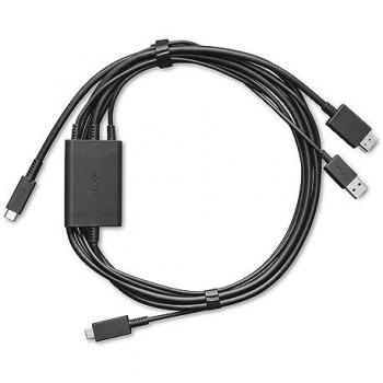 Cable de Reemplazo 3 en 1 para Tableta Gráfica Wacom - Adaptador USB-C a USB, HDMI y USB-C (2 Metros)