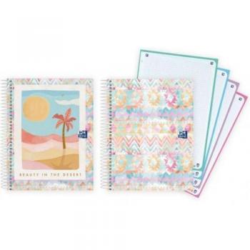 Libreta Europeanbook 4 Postcards A5+ Recambio 120H T. Dura