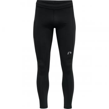 Mallas Core Warm Protect Newline - Leggings deportivos para hombre, color negro, con tecnología de calentamiento y protección