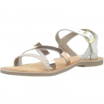 Gioseppo 47843, Sandalias con Punta Abierta para Niñas, Blanco, 35 EU