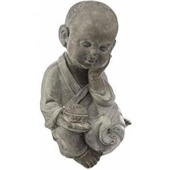 Estatuilla de Buda Niño Sentado - Cemento 41 cm Atmosphera Creador de Interiores