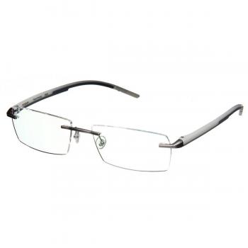 PROGEAR OPT-1102 3 Gafas Recetadas para Hombre Plateadas con Armazones de Color Plateado y Lentes de 55 mm
