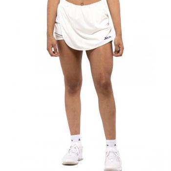 Falda Siux Mujer Match - Skort Pádel en Poliéster Reciclado Blancas