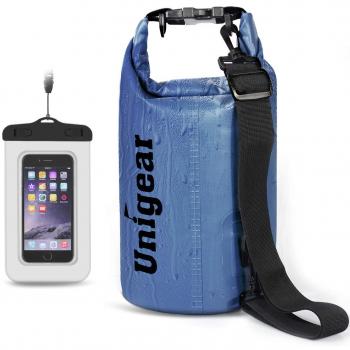 Unigear Bolsa Estanca 2L~40L Seca Impermeable + Funda De Movíl Camping Playa