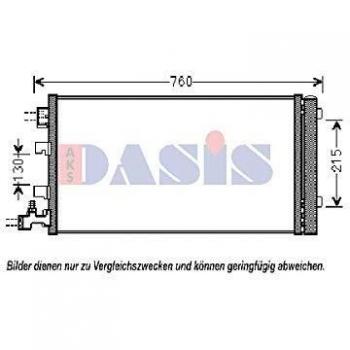 AKS Dasis 182042N Condensador, aire acondicionado