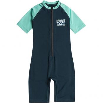 Billabong - Camiseta de surf para bebés Boxed In Billabong, Traje de neopreno con cremallera frontal de manga corta Boxed In Combi