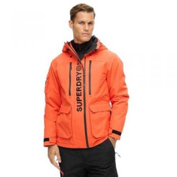 Chaqueta de esquí Ultimate Rescue para hombre Superdry naranja S, casual, deportiva y multideporte