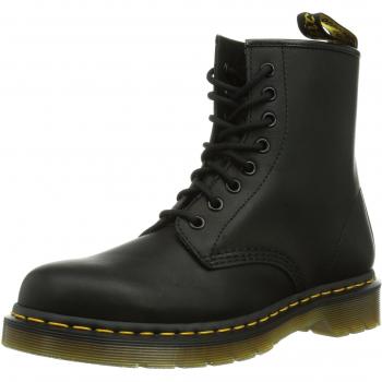 Dr Martens 1460, William Blake 8-Eye, Unisex Leather Lace Up Boots, Black, 6 UK