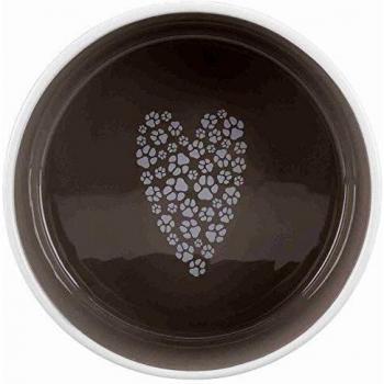 Comedero de cerámica Pet's Home de Trixie - 800 ml, diámetro 16 cm