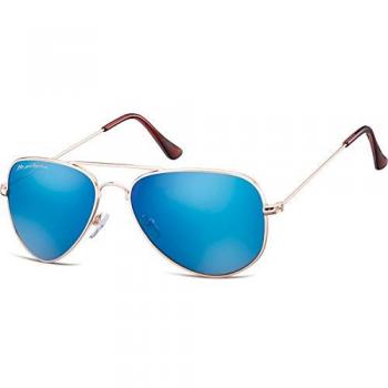 Montana Eyewear MS94 Men's Gold Sunglasses 57mm