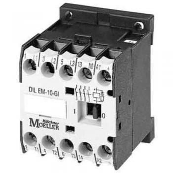 Contactor Eaton DILEEM-01, 3 polos, 3 NA, 9 A, bobina 230 V AC, potencia 3 kW, frecuencia 50/60 Hz