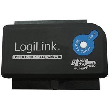 LogiLink AU0028 - Adaptador USB 3.0 - IDE & S-ATA, con OTB function