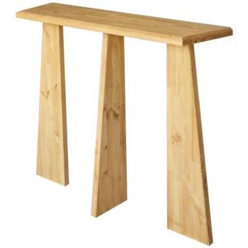 Consola Multiusos Dmora, Mesa de Soporte y Escritorio de Pasillo, 100x28x83 cm, Roble