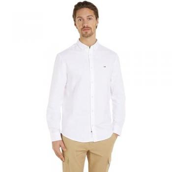 Camisa Oxford Tommy Jeans de hombre regular fit con logo