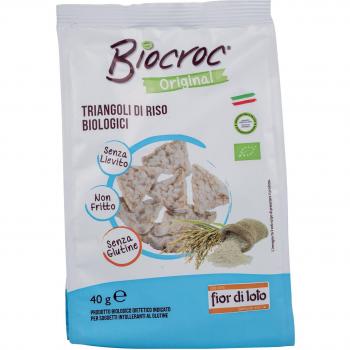 Fior di Loto Biocroc Triángulos de Arroz 40g