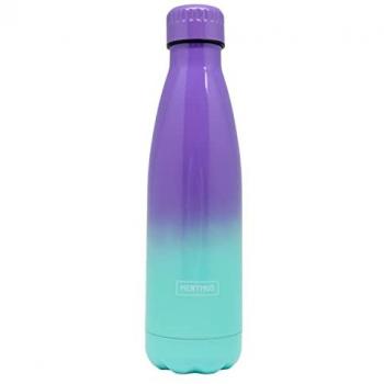 Botella Doble Pared Degradado 500ml Acero Inoxidable Termo para Fríos y Calientes