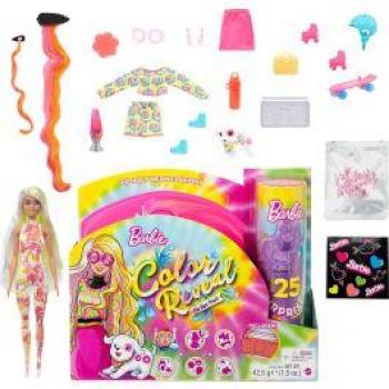 Barbie Color Reveal Set de regalo Serie Neon Tie-Dye Flor