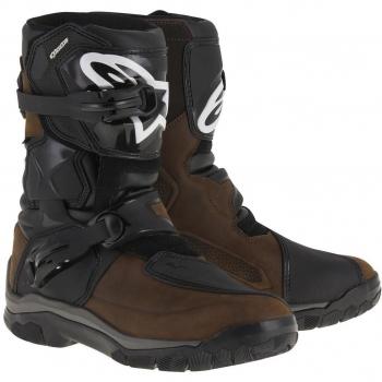 Alpinestars Belize Drystar Oiled Leather Waterproof Motorcycle Boots - Brown/Black (Size 43)