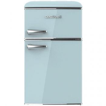 Mini Nevera Retro 2 Puertas de 85 L Azul