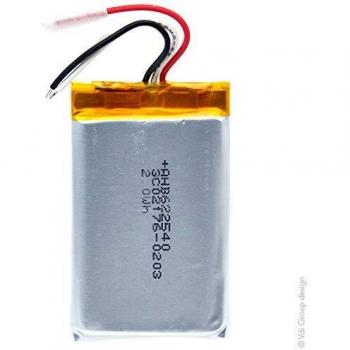 Batería Li-Po 1S1P ICP622540PMT+ PCM UN38.3 3.7V 550mAh con cable