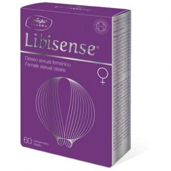 Mayla Pharma Libisense 60 Comprimidos - Suplemento alimenticio para el bienestar sexual masculino, contiene ingredientes naturales que apoyan la libido y la función eréctil, presentado en formato de 60 comprimidos