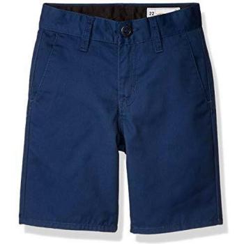 Volcom Frickin Chino Short Pantalón Corto, Niños, Service Blue, 26