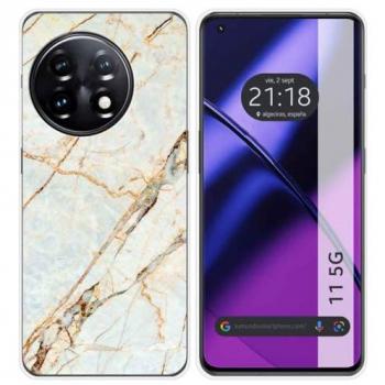 Funda de Silicona para OnePlus 11 5G con Diseño de Mármol 13