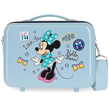 Disney Enjoy Minnie Icon Nececer Adaptable Azul 29x21x15 cms ABS