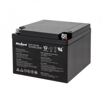 Batería de Gel 12V 24Ah Rebel Sin Mantenimiento Duradera