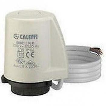 Control electrotérmico Caleffi 6562 con microinterruptor auxiliar 24V