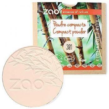 ZAO Organic Vegan Compact Powder Refill - 301 Ivory (9 g)